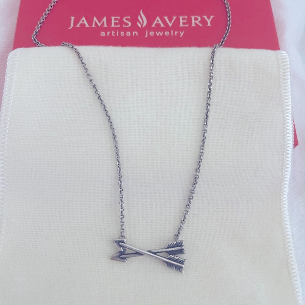 Retired James Avery Double Arrow Necklace